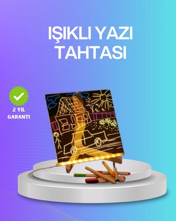 Hediye Çocuklar Ve Yetişkinler İçin Usb Led Işıklı Çizim Panosu