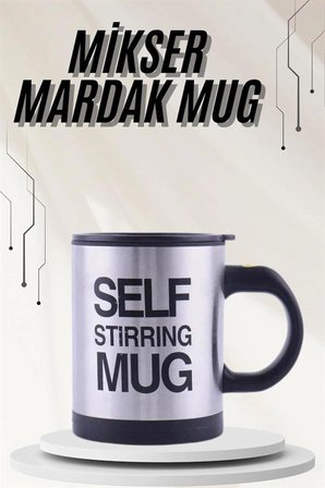 Hediye Karıştırıcı Özellikli Mikser Kupa Bardak Termos Bardak