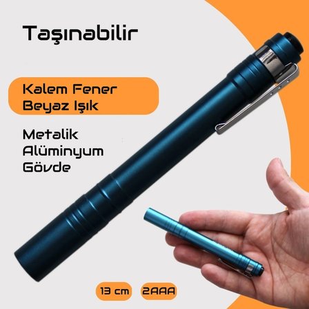 Hediye Gold  Gp-206 Led Beyaz Işıklı Doktor Kalem Fener