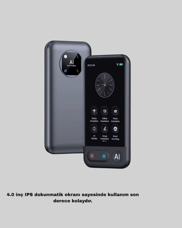 Hediye Akıllı Taşınabilir Tercüman – 17 Çevrimdışı, 139 Çevrimiçi Dil Desteği