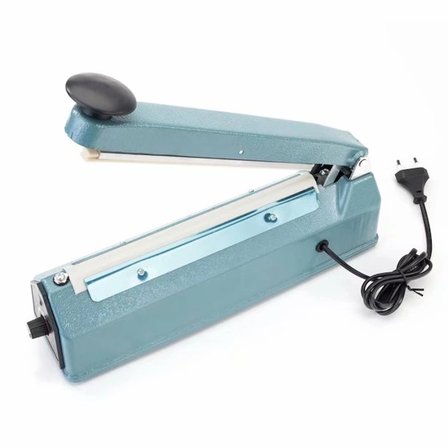 Hediye Fs-200 Metal Gövdeli Kullanımı Kolay Poşet Ağzı Kapama Yapıştırma Makinası (20cm) Impulse