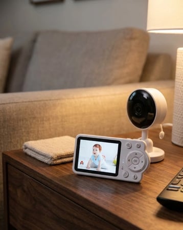 Hediye Wifi Gerektirmeyen Dijital Şifrelemeli Bebek Monitörü