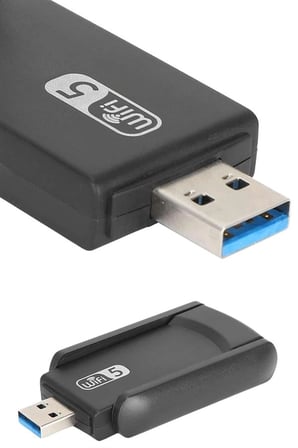 Hediye Wifi Adaptörü Bt5.0 Wifi 2'si Bir Arada Çift Bantlı Çift Anten