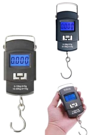Hediye El Kantarı Dijital El Terazisi 50 Kg Kapasiteli Lcd Ekranlı