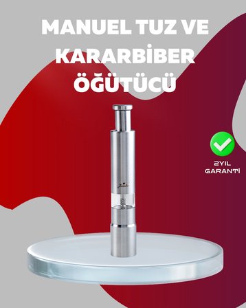 Hediye Ergonomik Tasarımlı, Nem Geçirmez Kapaklı Baharat Öğütücü