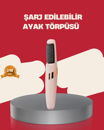 Hediye 360° Etkili Elektrikli Ayak Bakım Aleti Nasır Giderici