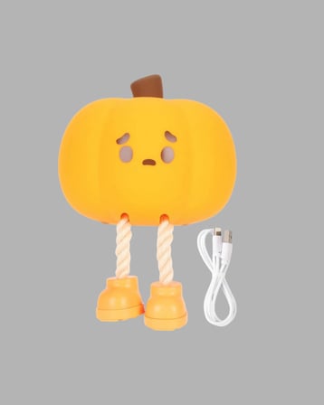 Hediye Şarjlı Pumpkin Led Masa Lambası Zamanlayıcılı Dokunmatik