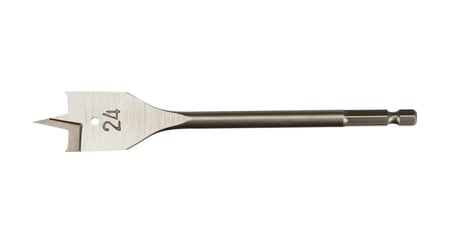 Hediye Yaprak Tip Ahşap Matkap Ucu 26x405mm - Hex Saplı