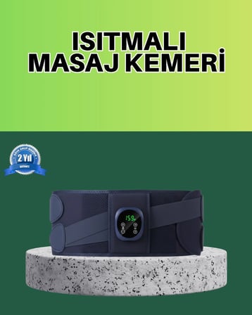 Hediye Titreşimli Masajlı Bel Kemeri Sessiz Çalışma 100 Cm Bel Uyumlu