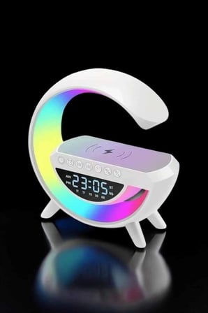 Hediye Bluetooth Hoparlör Dijital Göstergeli Wireless Şarj Rgb Işıklı