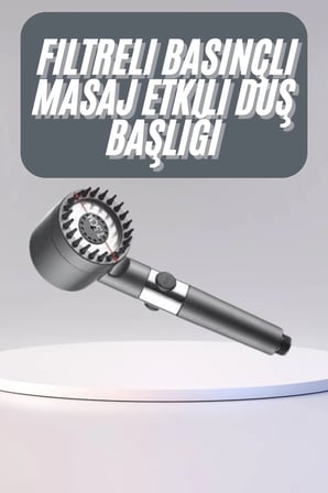 Hediye Yüksek Performanslı Masaj Etkili Su Tasarruflu Duş Başlığı Krom Kaplama Uzun Ömürlü