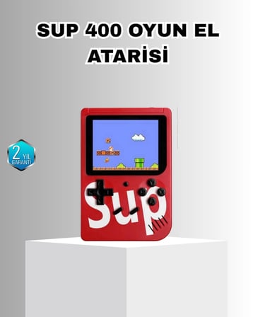 Hediye Sup Game Box El Konsolu – 500 Oyunlu, Tv Bağlantılı, 5 Saat Oyun Süresi