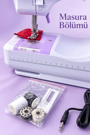 Hediye Evde Dikiş Ve Onarım İçin Pedallı Mini Dikiş Makinesi
