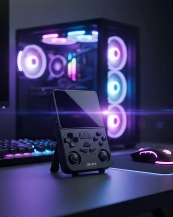 Hediye Wi-fi Özellikli Taşınabilir Retro Oyun Konsolu Analog Joystickli