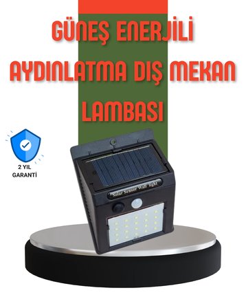 Hediye Hareket Sensörlü Güneş Enerjili Dış Mekan Led Lamba 100/144 Led