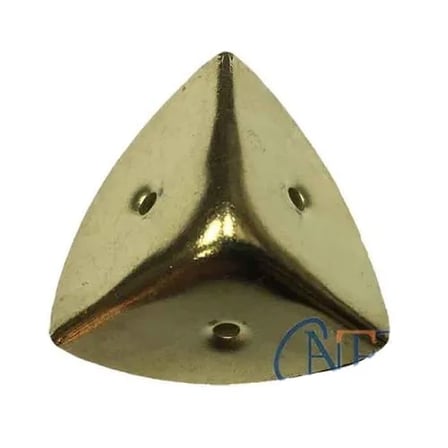 Hediye Dekoratif, Kutu, Sandık Köşesi - 45x28 Mm, Büyük, Sarı, 100 Adet