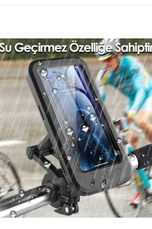 Hediye Gidon Bağlantılı Su Geçirmez Mıknatıslı Motorsiklet Telefon Tutucu