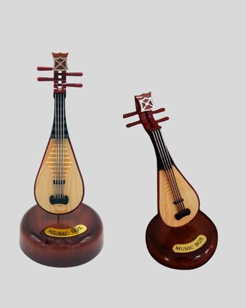 Hediye Enstrüman Şeklinde Müzik Kutusu Lüt Tasarım Melodious Music