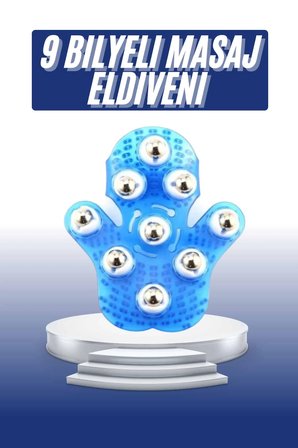 Hediye Masaj Aleti El Şeklinde Omuz Bacak Bilyeli Masaj Eldiveni El Şekilli