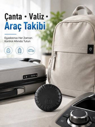 Hediye Bluetooth Akıllı Takip Cihazı 2 Yıl Batarya Ömürlü Çocuk Evcil Hayvan Valiz Takip Cihazı