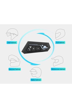 Hediye Bt22 Kask Kulaklık Bluetooth Motosiklet Kulaklık 5.0 Bluetooth Interkom Motorsiklet Kulaklık