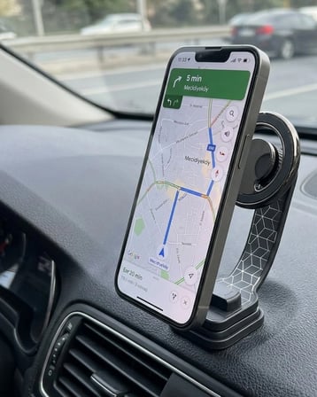 Hediye Araç İçi Manyetik Telefon Tutucu Katlanabilir Navigasyon Standı