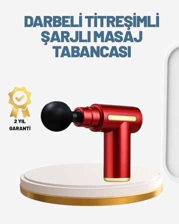 Hediye Elektrikli Masaj Tabancası Sessiz Çalışma Ve Derin Doku Masajı