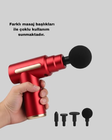 Hediye Elektrikli Masaj Tabancası Sessiz Çalışma Ve Derin Doku Masajı