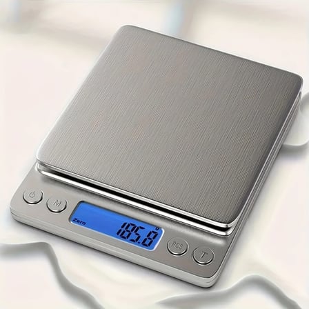 Hediye Pratik Dijital Hassas Mutfak Terazisi Hassas Tartı 2000 Gr./0.1 Gr. Hassasiyet