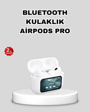 Hediye Dokunmatik Ekranlı Bluetooth Kulaklık – Anc, Suya Dayanıklı, Powerbank Kutulu