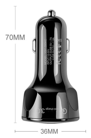 Hediye 55w 3 Port Usb Araç İçin Telefon Şarj Cihazı 3 Girişli Çakmaklık Adaptör-31a Pd 20w Qc 30