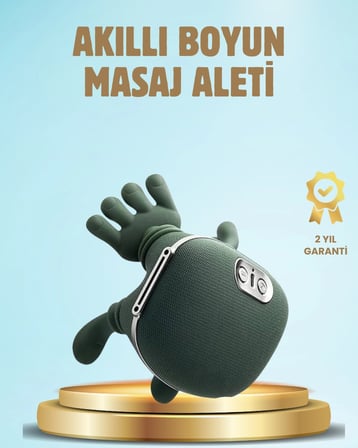 Hediye Isıtmalı Boyun Ve Omuz Masaj Aleti Kablosuz Rahatlatıcı