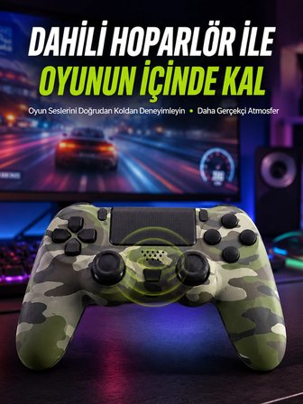 Hediye Uzun Pil Ömürlü Oyun Kolu – Usb İle Hızlı Şarj Desteği