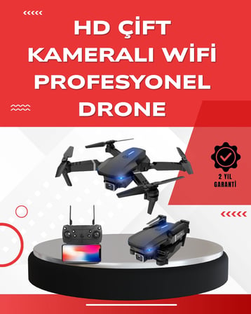 Hediye 2.4g 4ch Katlanabilir Drone 100 Metre Uçuş Mesafeli