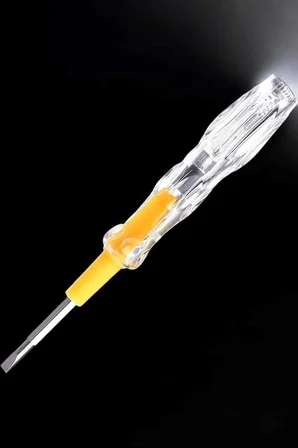 Hediye Kontrol Kalemi Nikel Kaplama Çift Başlıklı Test Cihazı