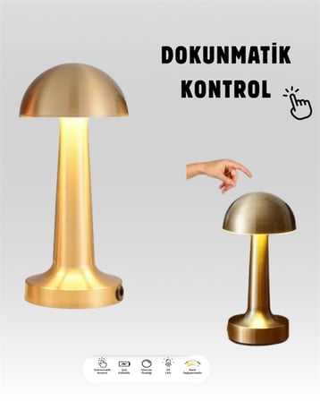 Hediye Mantar Masa Lambası