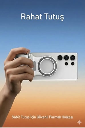 Hediye Magsafe Selfie Çubuğu Kamera Kolu Profesyonel Çekim Zoom