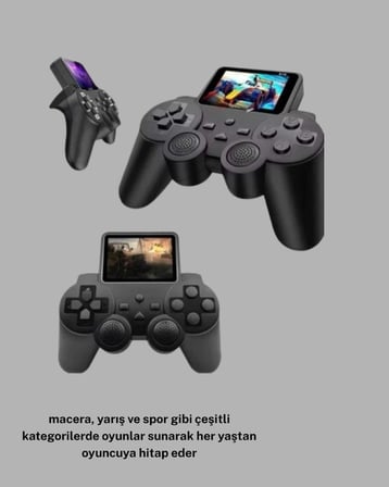 Hediye 520 Oyunlu Atari S10 El Konsolu – Retro Tasarım, Şarjlı Ve Taşınabilir Oyun Deneyimi