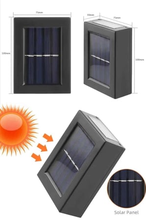 Hediye Solar Güneş Enerjili Çift Taraflı Duvar Lambası Çift Taraflı Duvar Lamba Güneş Enerjili Yeni Nesil