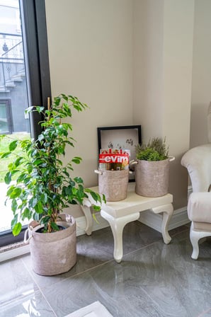 Hediye Kulplu Yuvarlak Düzenleyici Çok Amaçlı Kolay Taşınabilen Organizer Keçe Sepet (mega) 03648