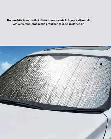 Hediye Katlanabilir Araba Güneşliği – Uv Işınlarına Karşı Maksimum Koruma