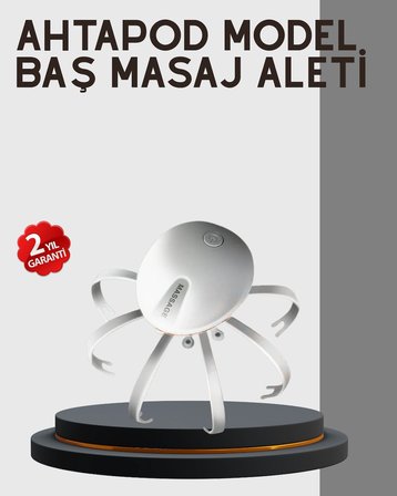 Hediye Kafa Derisi Masaj Aleti Usb-c Şarjlı Rahatlatıcı Ve Canlandırıcı Masaj