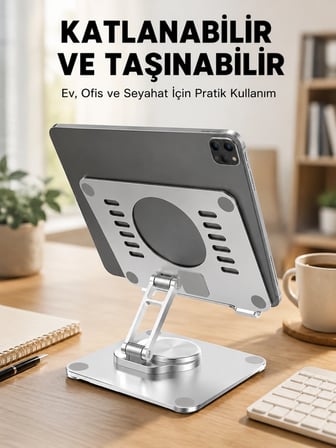 Hediye Taşınabilir Katlanır Tablet Braketi Masaüstü Stand Yeni Nesil