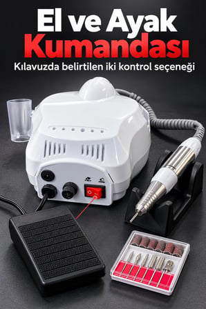 Hediye Elektrikli Tırnak Törpüsü El Ve Ayak Kumandalı Set