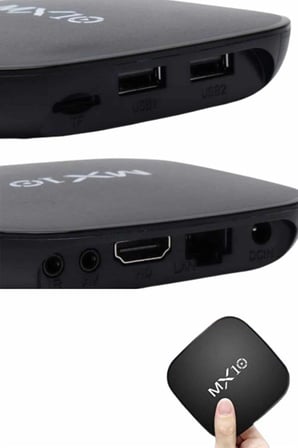 Hediye 2.4g Wifi Tv Box Medya Oynatıcı Tv Uyumlu Mx Box Kutusu Android Tv