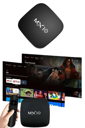 Hediye 2.4g Wifi Tv Box Medya Oynatıcı Tv Uyumlu Mx Box Kutusu Android Tv