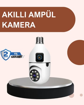 Hediye 2’si 1 Arada Güvenlik Kamerası Ve Sel Işığı – Kablosuz Akıllı Kamera