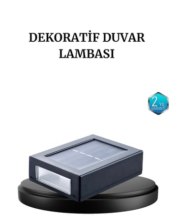 Hediye 6 Led Güneş Enerjili Sensörlü Lamba – Akıllı Işık Sensörlü, Enerji Tasarruflu Bahçe Aydınlatma