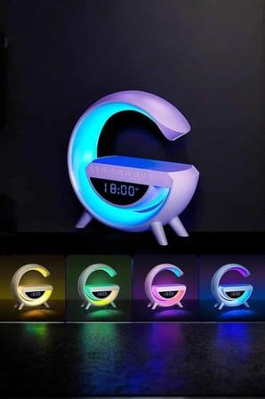 Hediye Android Uyumlu Akıllı Bluetooth Hoparlör Kablosuz Şarj Cihazı Standı