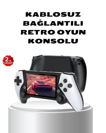 Hediye Taşınabilir Retro Oyun Konsolu – 4.3 İnç Ekran, 64 Gb Hafıza Ve Klasik Oyun Arşivi